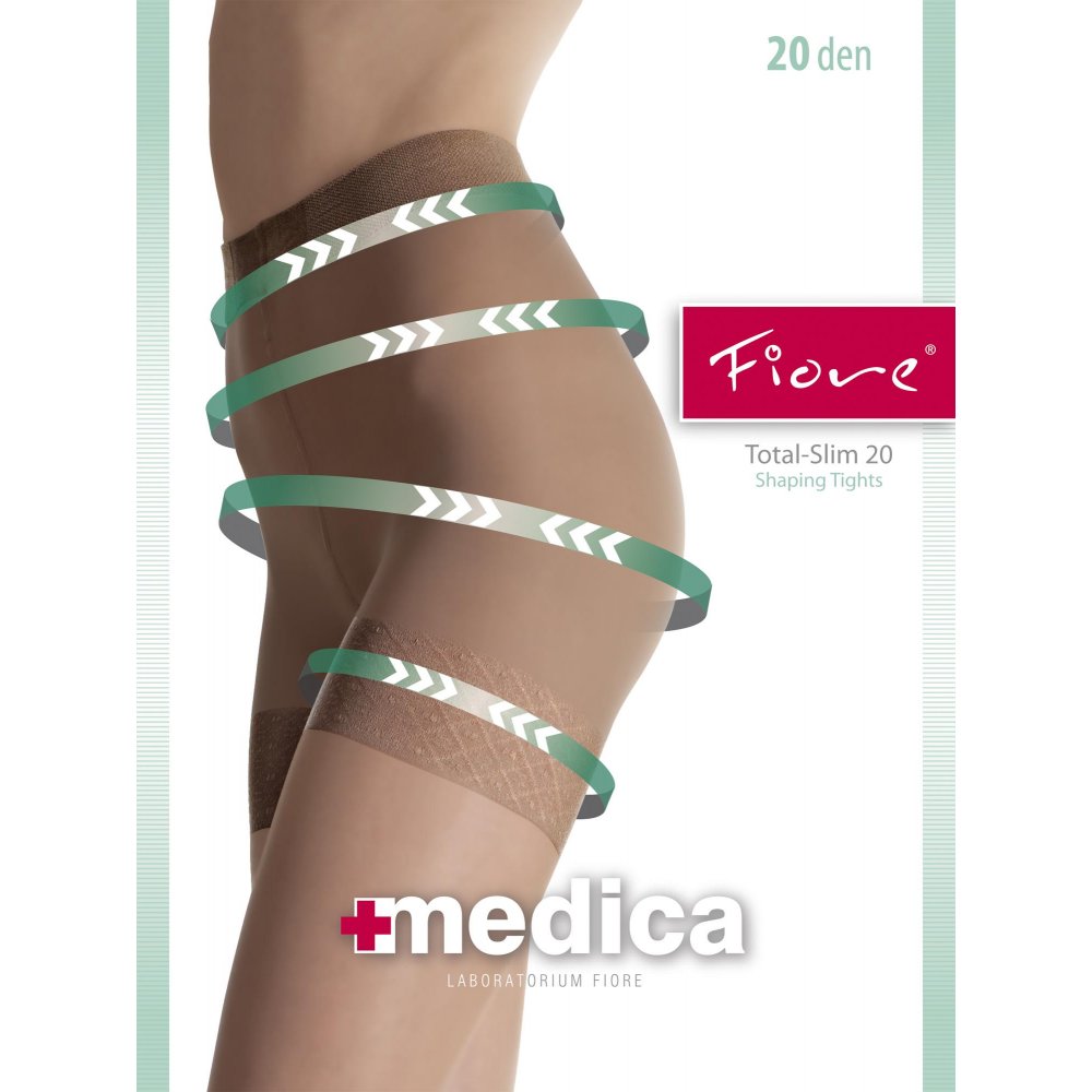 Fiore Medica+ 20 Denier Total Slim Shaping Tights