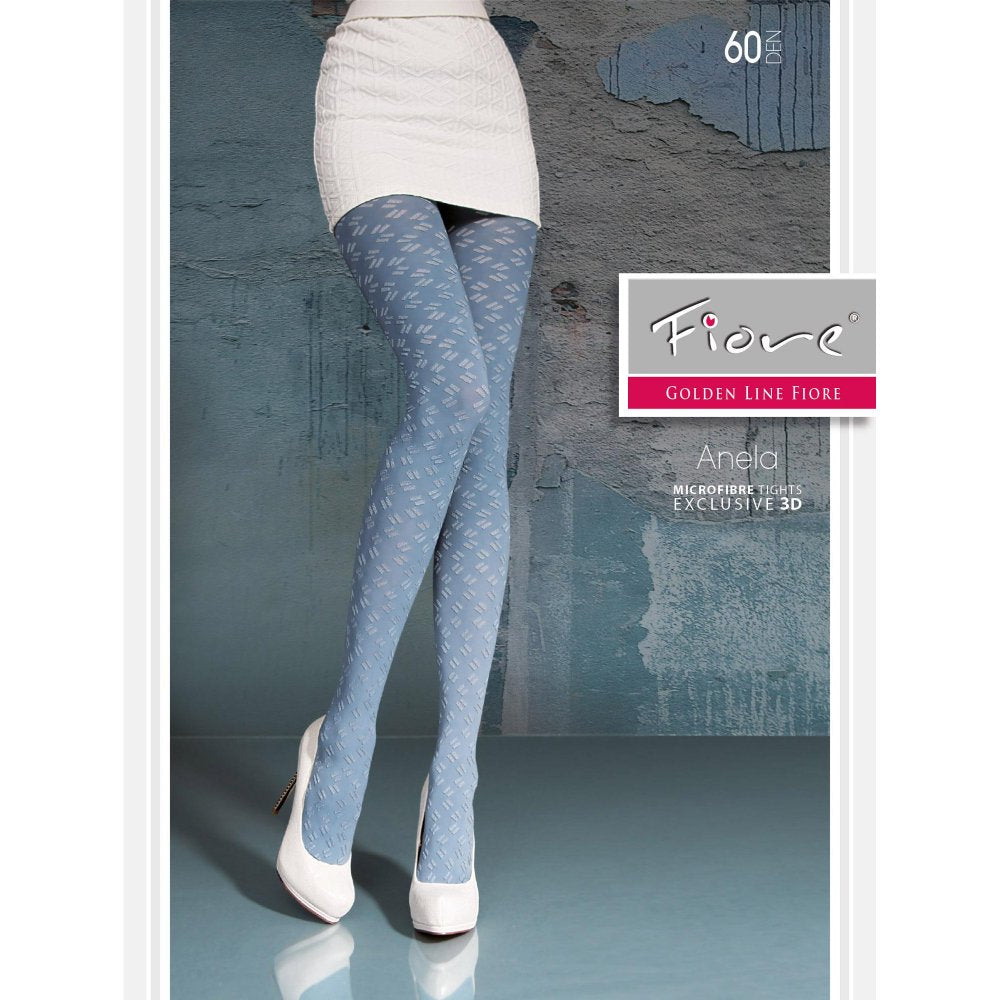 Fiore ANELA Microfibre 3D Exclusive 60 Denier Patterned Tights