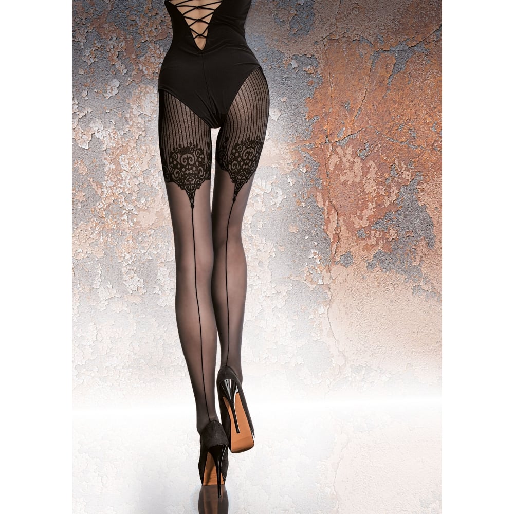 JOLENA 40 Denier Patterned Tights