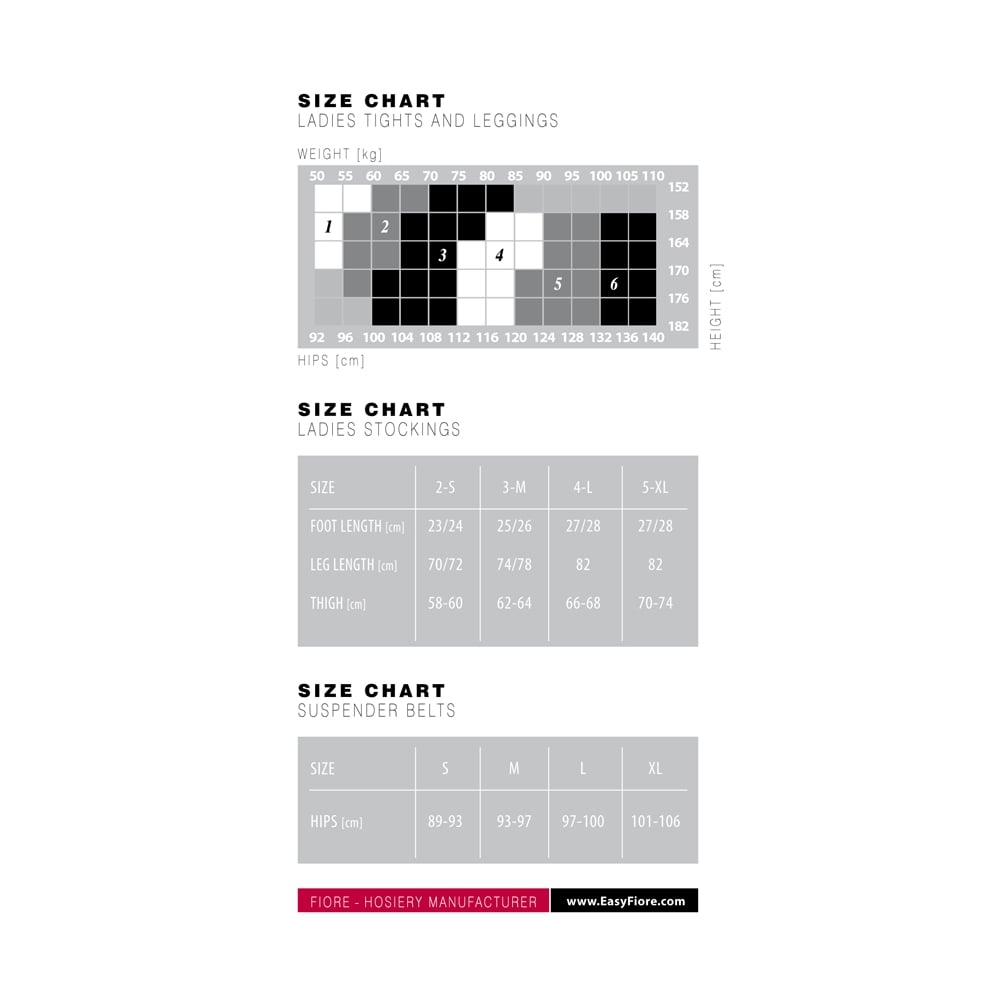 Fiore JUNEA 40 Denier Opaque Patterned Tights