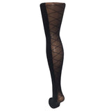 Criss Cross Back Seam Tights
