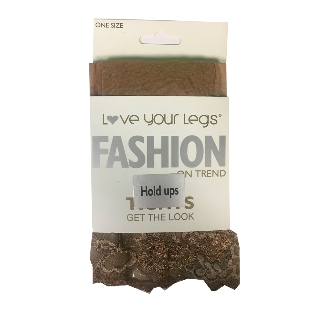 Lace Top Nude Hold Ups