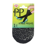 Animal Print Fishnet Knee High Socks