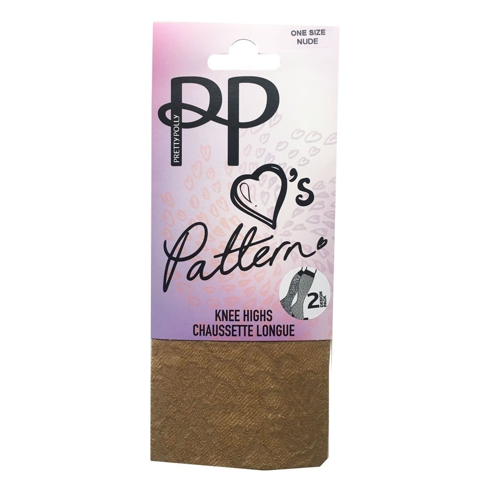 2 Pack Pattern Knee High Socks