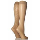 2 Pack Pattern Knee High Socks