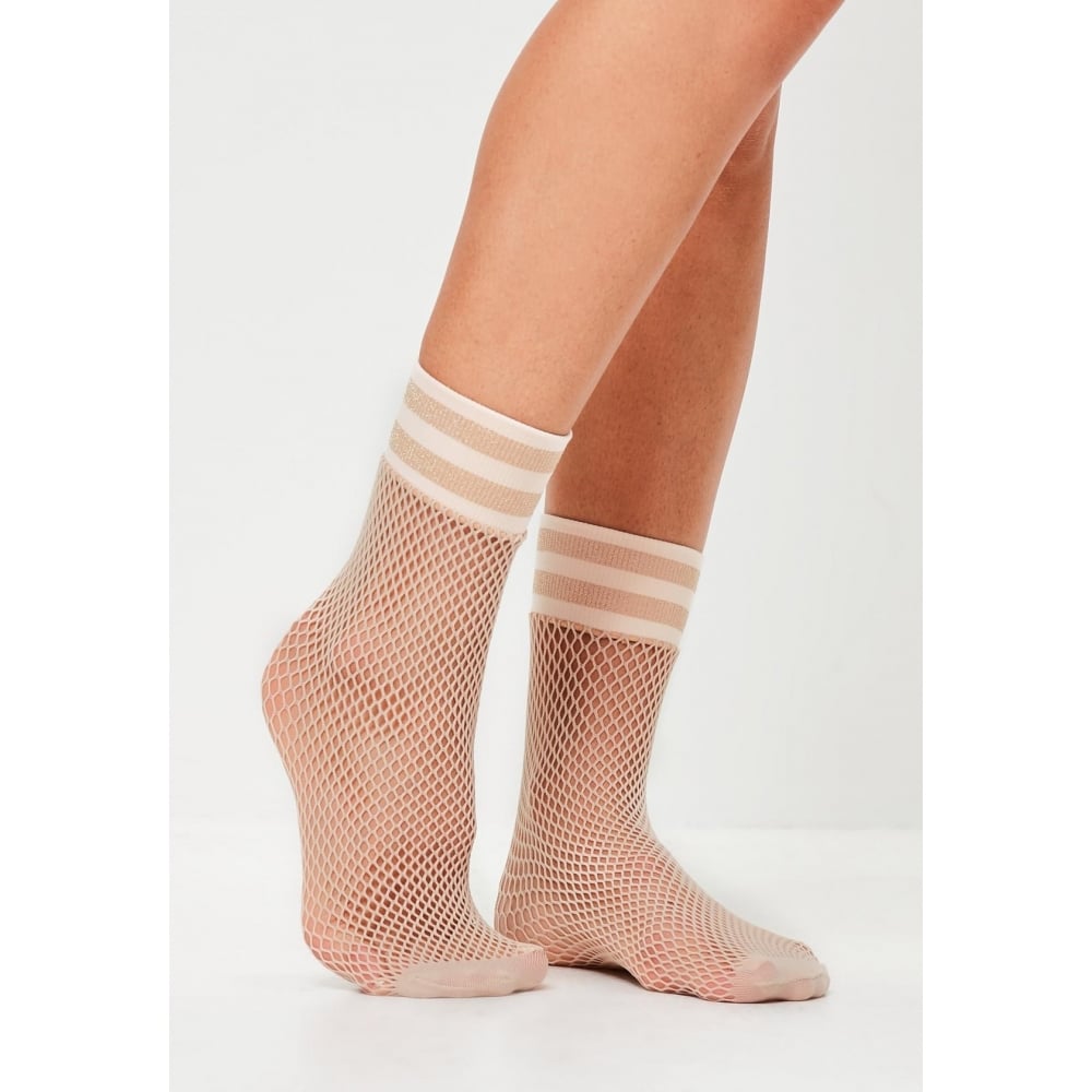 Sports Top Fishnet Socks