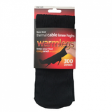 Fleece Lined Cable Knee Highs