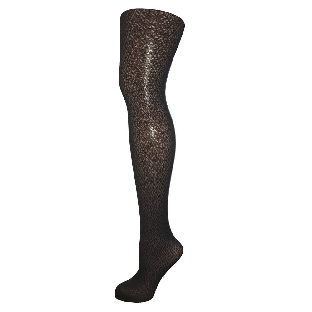 Repeat Diamond Pattern Tights