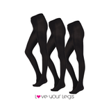 3 Pack 80 Denier Opaque Tights