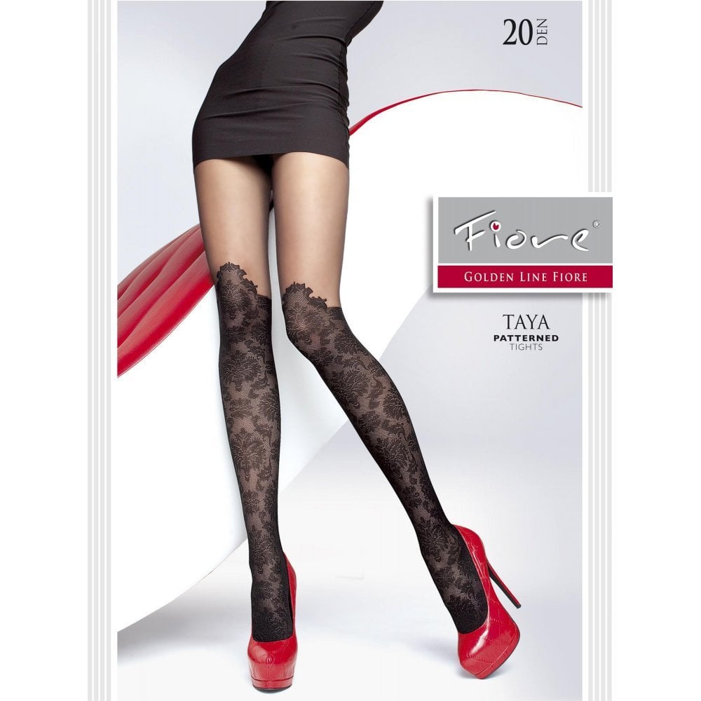 Fiore TAYA 20 Denier Patterned Tights