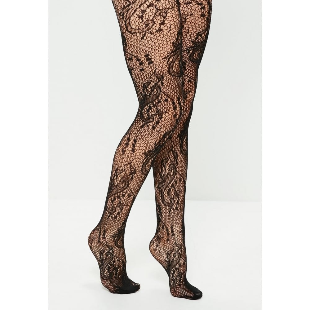 Scroll Net Fashion Tights