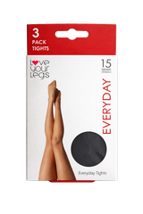 3 Pack Everyday Tights