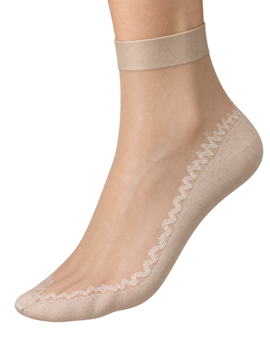 20 Denier Sheer Ankle High Socks – 4 Pair Pack