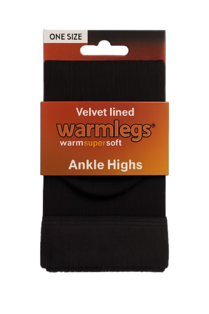 Warmlegs Velvet Lined Ankle Highs
