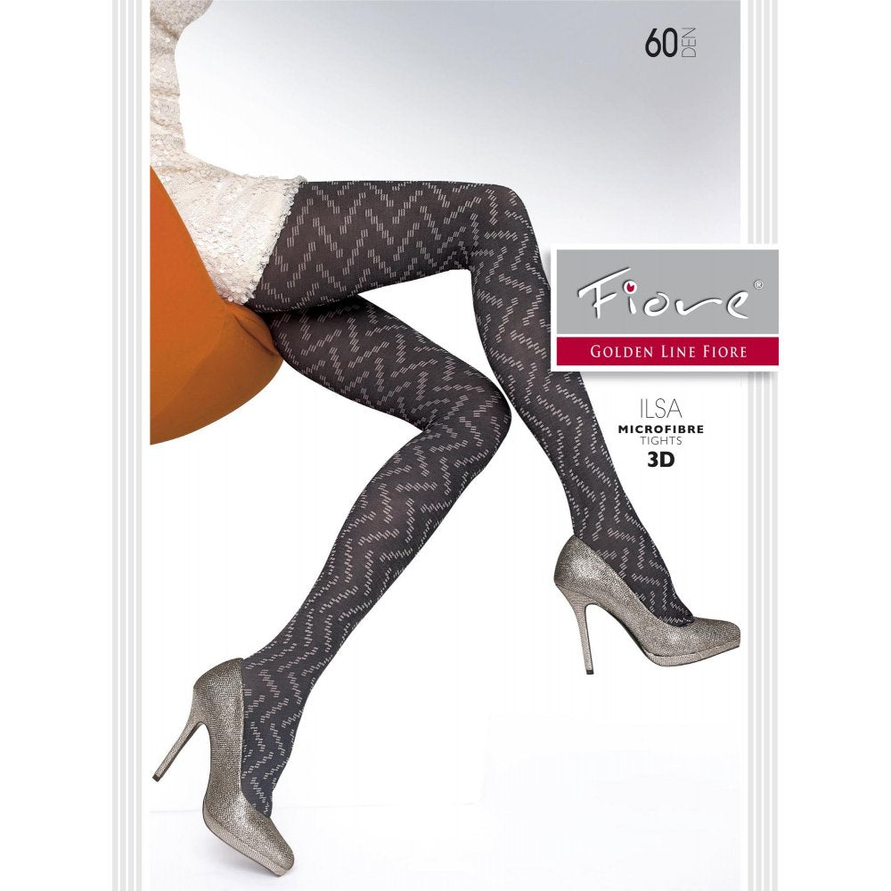 ILSA 60 Denier Patterned Tights