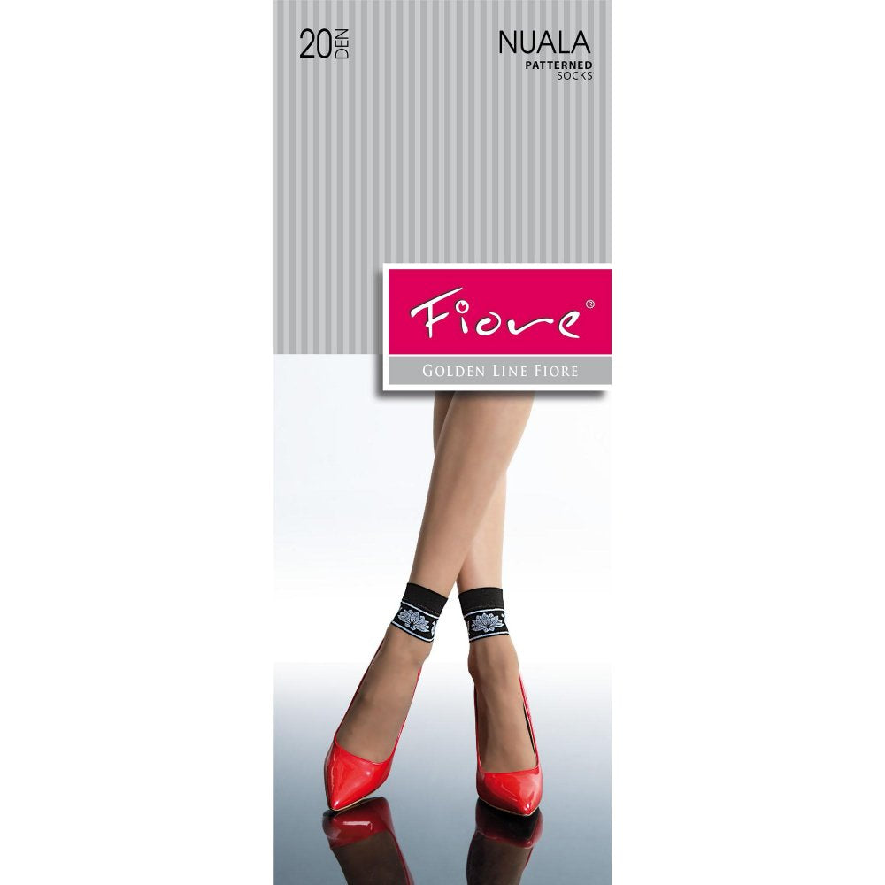 NUALA 20 Denier Patterned Socks