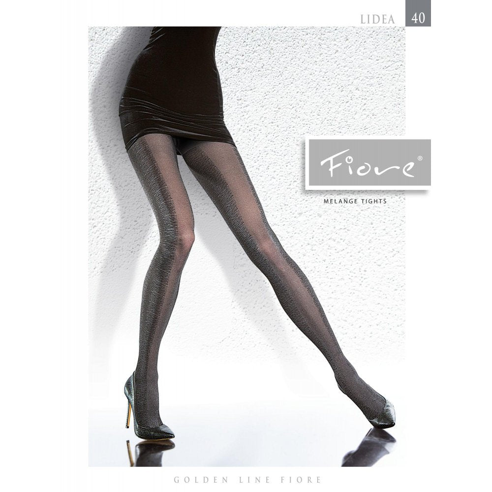 LIDEA 40 Denier Microfibre Patterned Tights