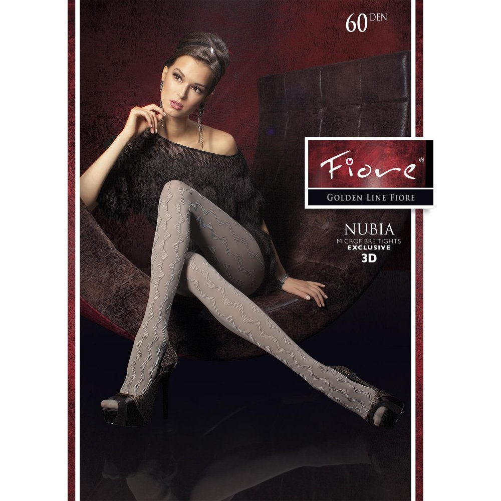 NUBIA 60 Denier Triangle Patterned Tights