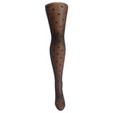 Sheer Tights With Scattered Hearts