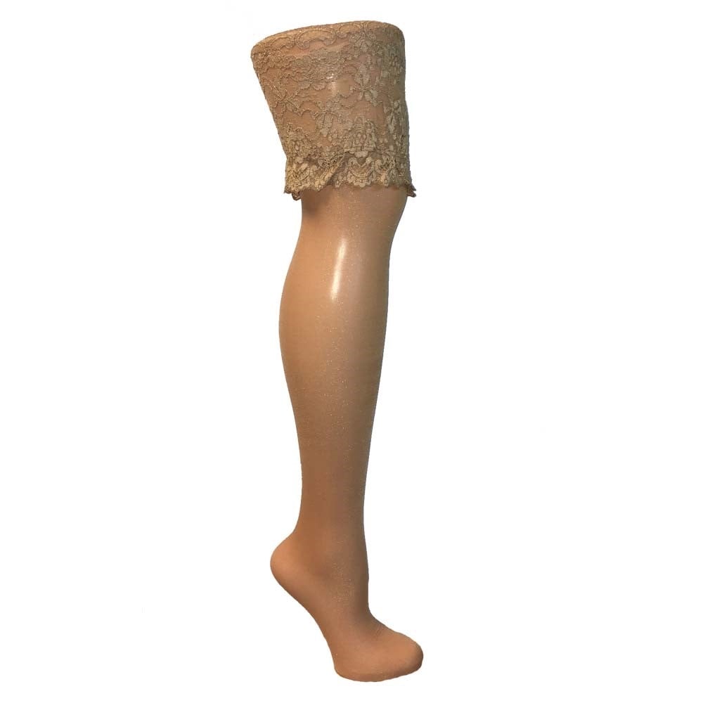 Lace Top Nude Hold Ups