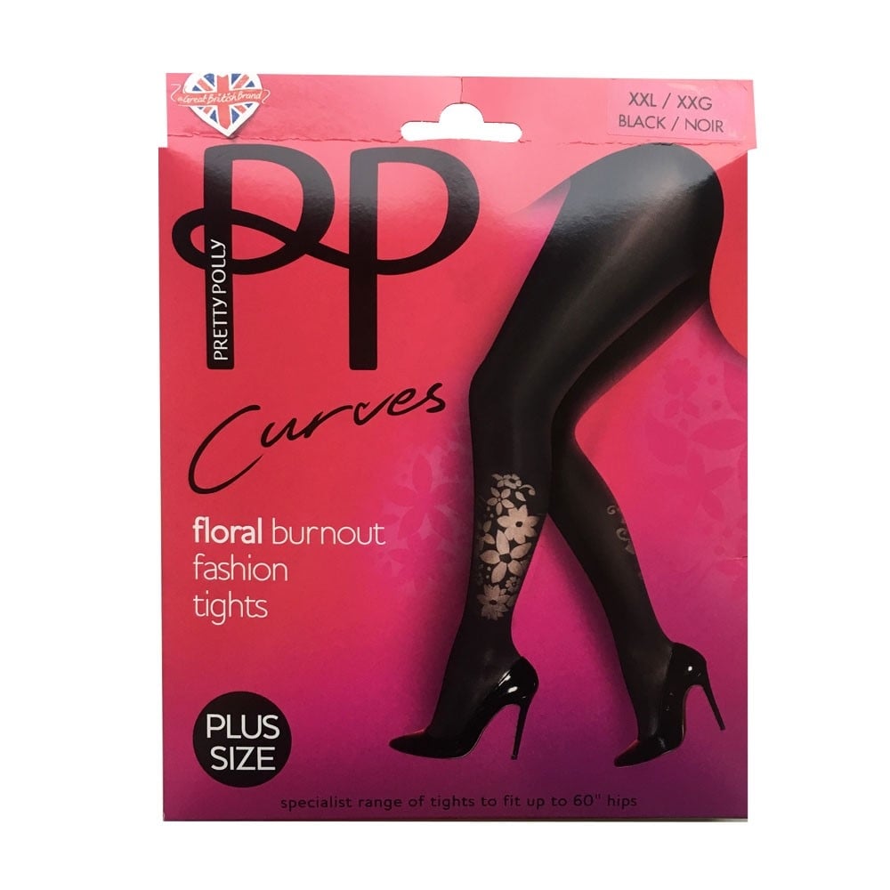 Curves Floral Pattern Tights