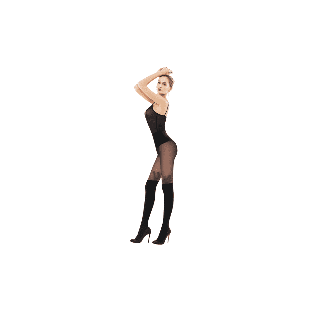 Lurex Stripe Top Fashion Tights