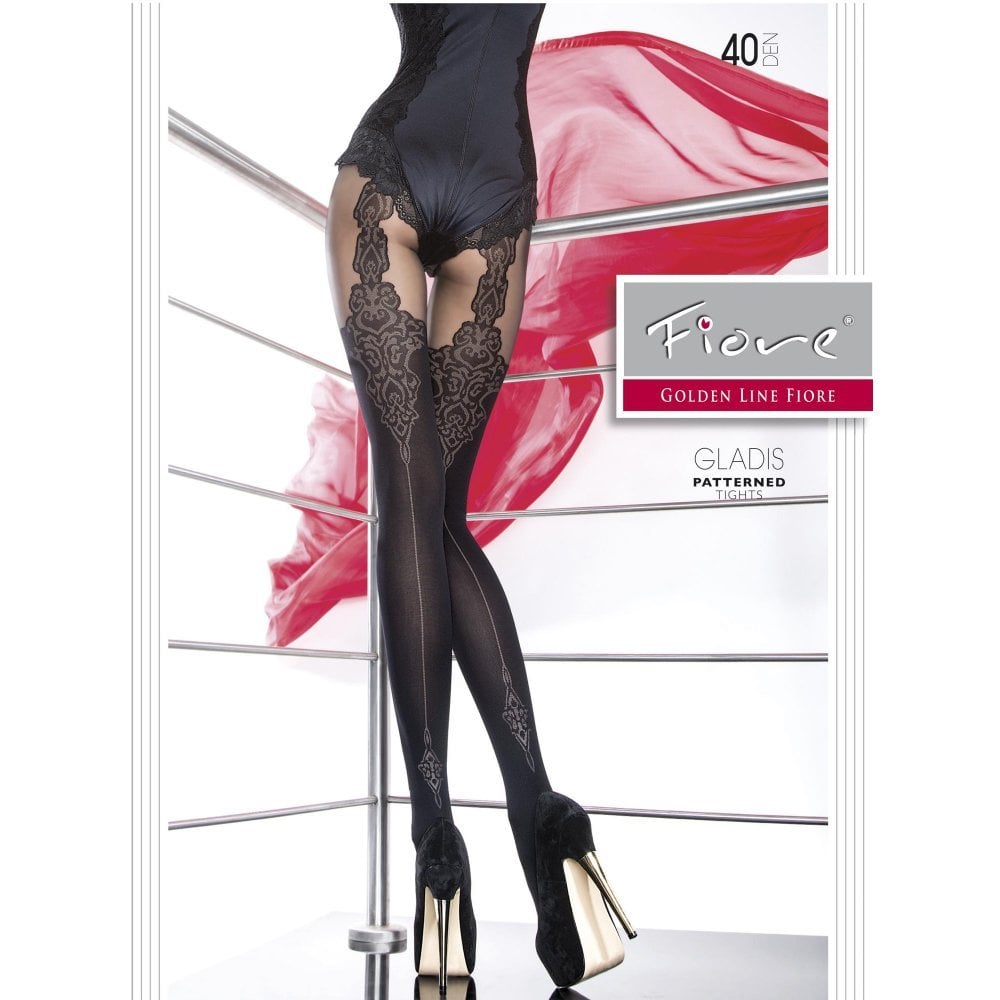 Gladis 40 Denier Patterned Tights