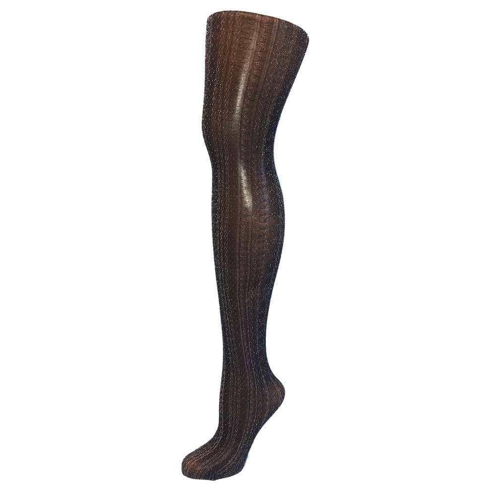 Silver Sparkle Pattern Tights