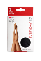 3 Pack Everyday Tights