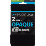 Luxury 40 Denier Tights - 2 Pack - Love Your Legs