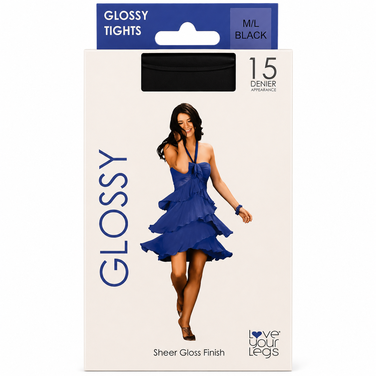Love Your Legs Glossy Tights 15 Denier – Sheer Gloss Finish