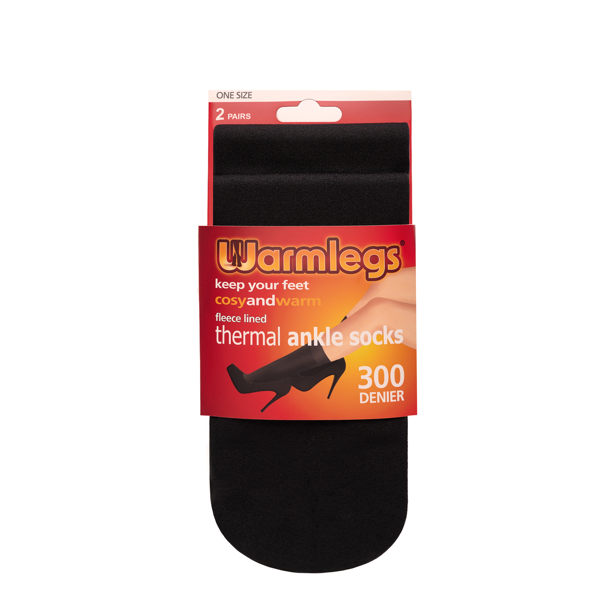 2 Pack Fleece Lined Ankle Highs