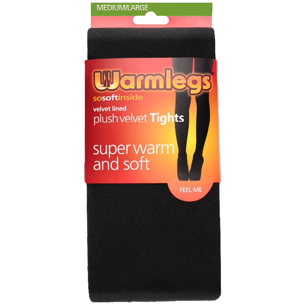 Warmlegs® Plush Velvet Fleece-Lined Thermal Tights – Super Warm, Ultra Soft & Insulated Winter Tights